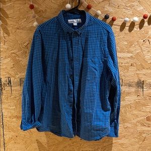 Old Navy Slim Fit built-in flex checkered XL